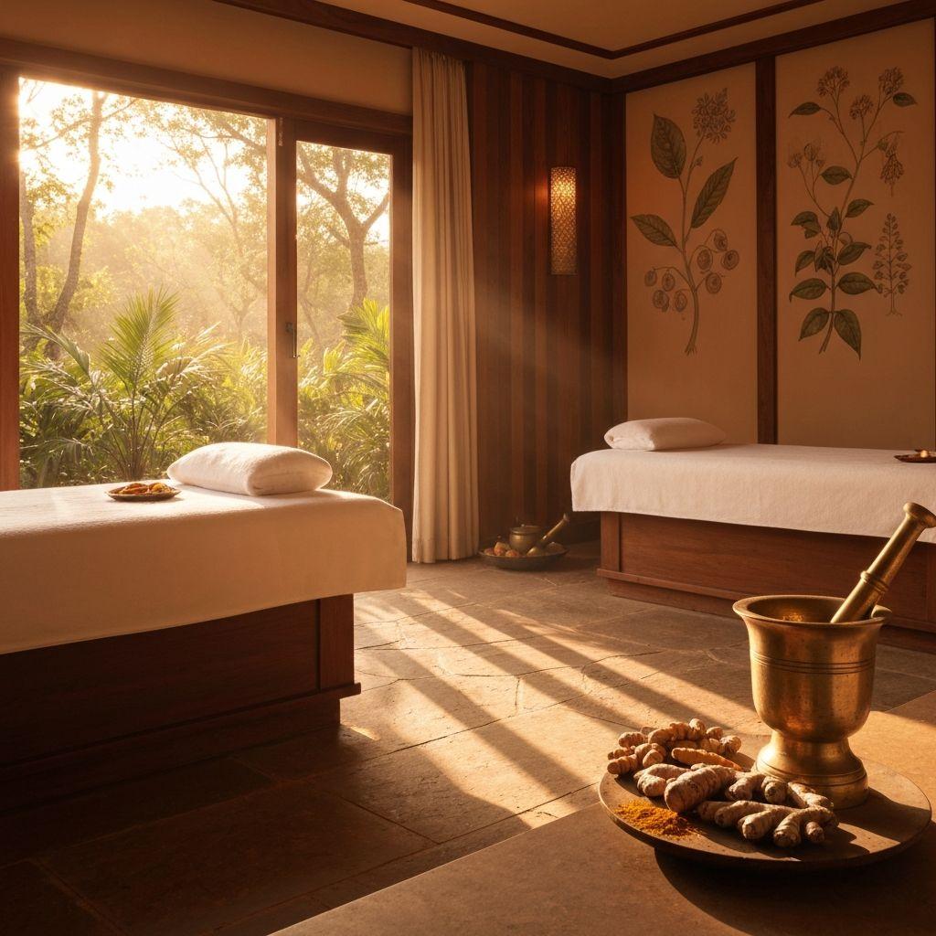 Ayurvedic representation of the three doshas